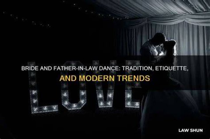 Does the bride dance with father in law?
