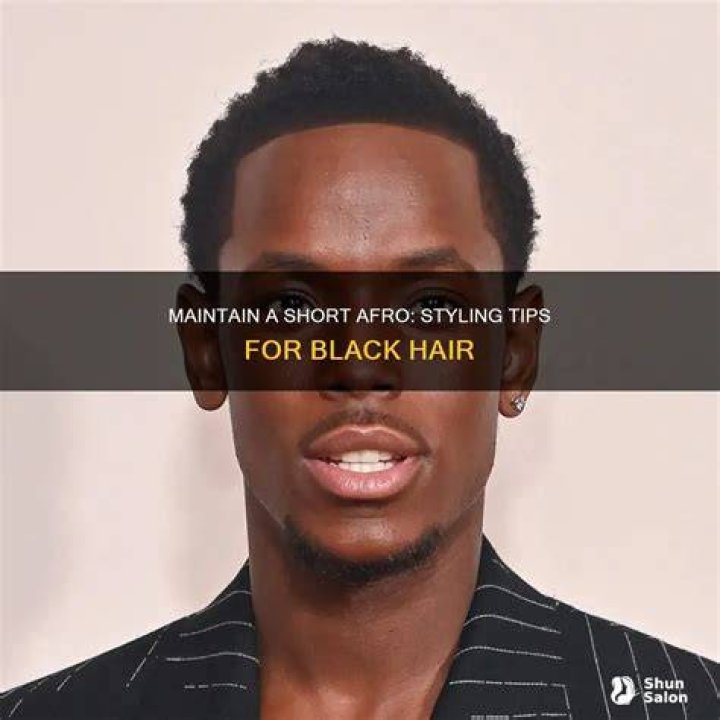 How can a woman maintain an afro?