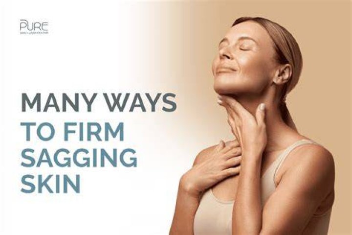 How can I firm up my sagging skin?