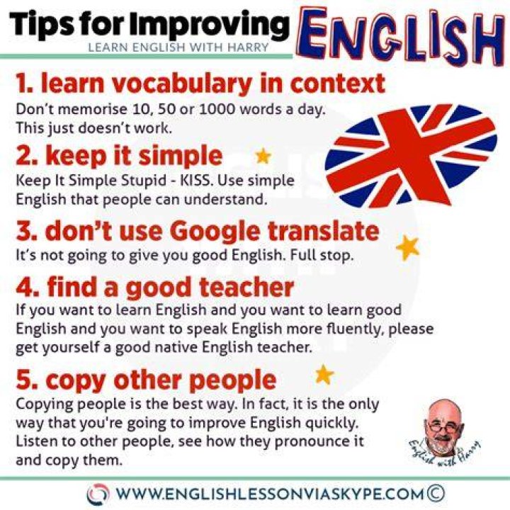 How can I improve my English fast?