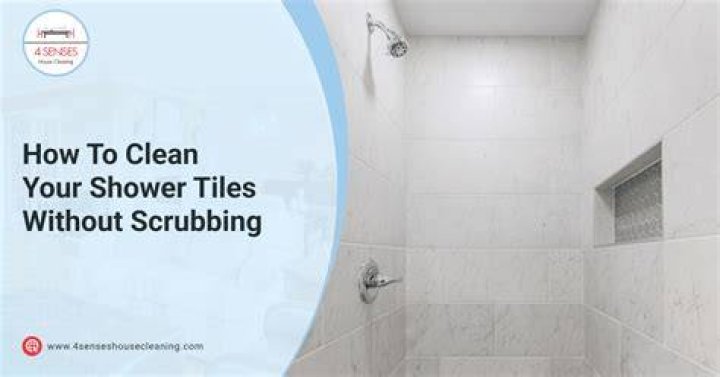 How can I keep my shower clean without scrubbing?