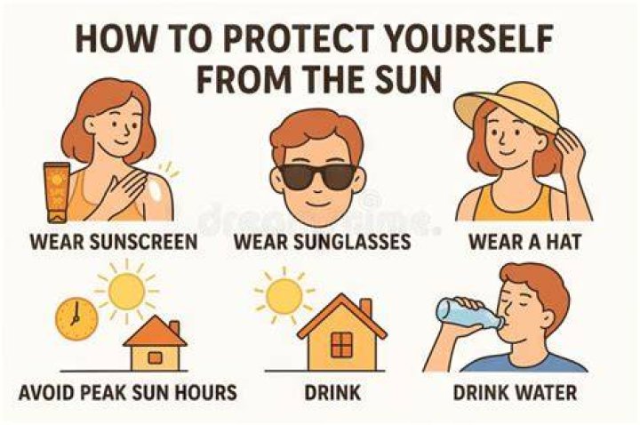 How can I protect my face from sunlight?