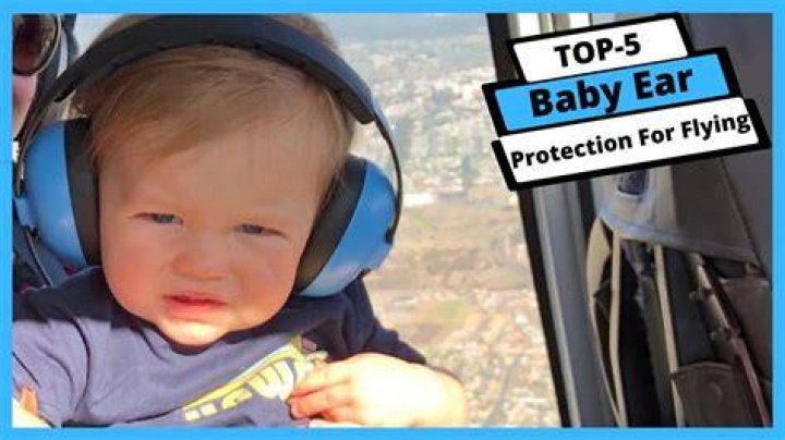 How can I soothe my baby's ears when flying?