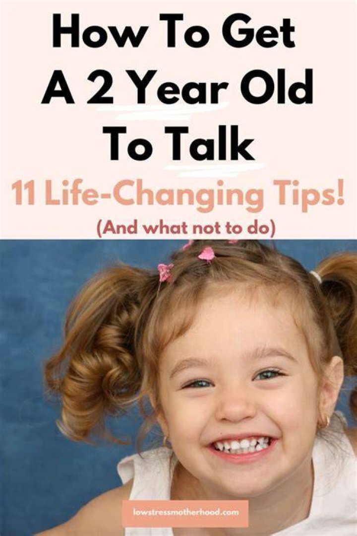 How can I teach my 2-year-old to talk?