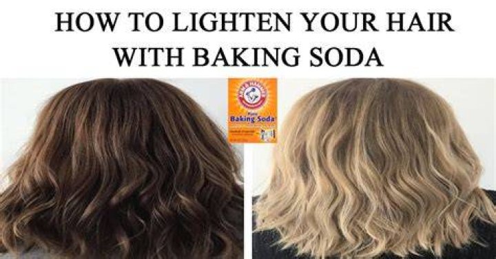 How can I tone down my yellow hair with baking soda?