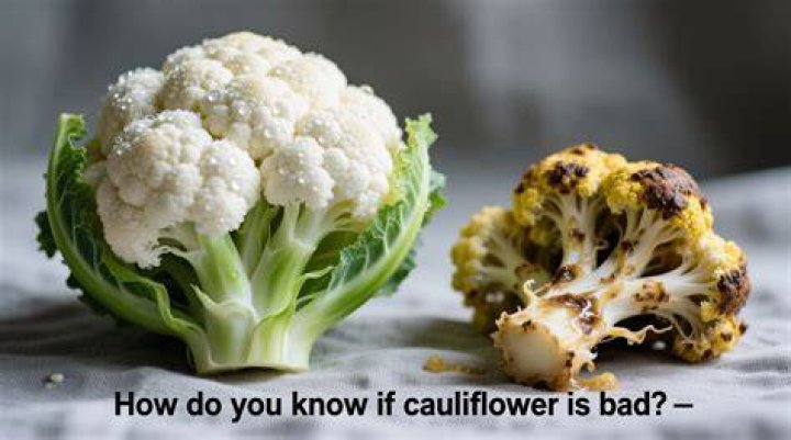 How can you tell if cauliflower has gone bad?