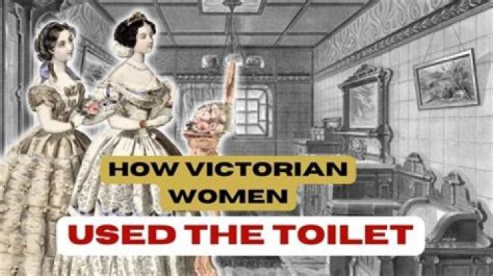 How did Victorian ladies go to the toilet?