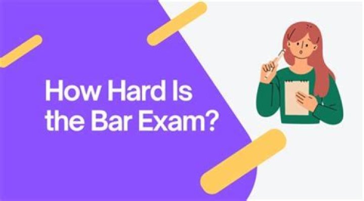 How difficult is the bar exam?