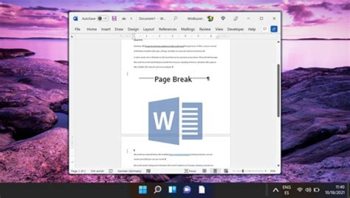 How do I eliminate page breaks in Word?