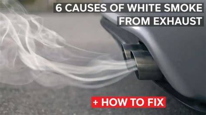 How do I fix white smoke from exhaust?