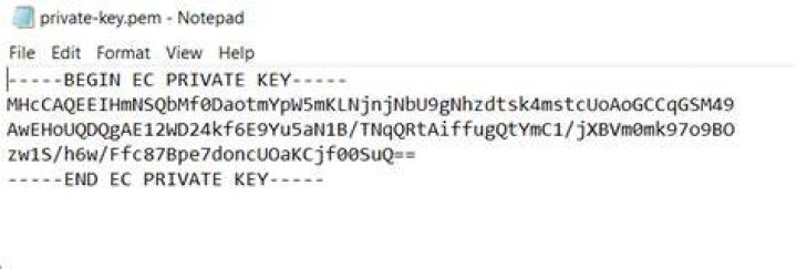 How do I generate a private key from a .PEM file?