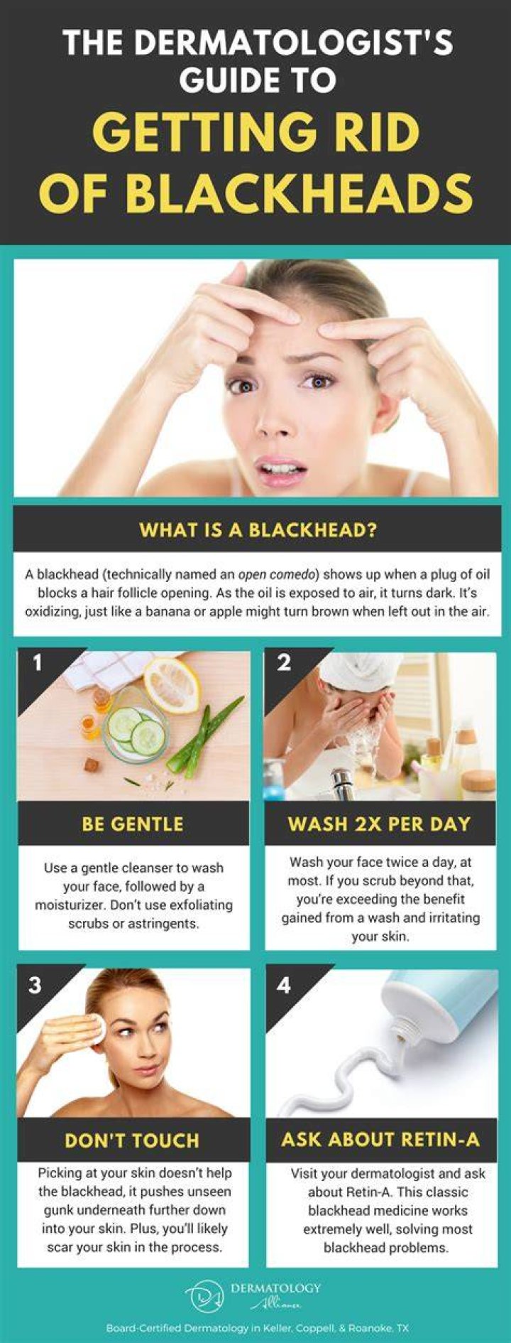 How do I get rid of a blackhead on my eyelid?