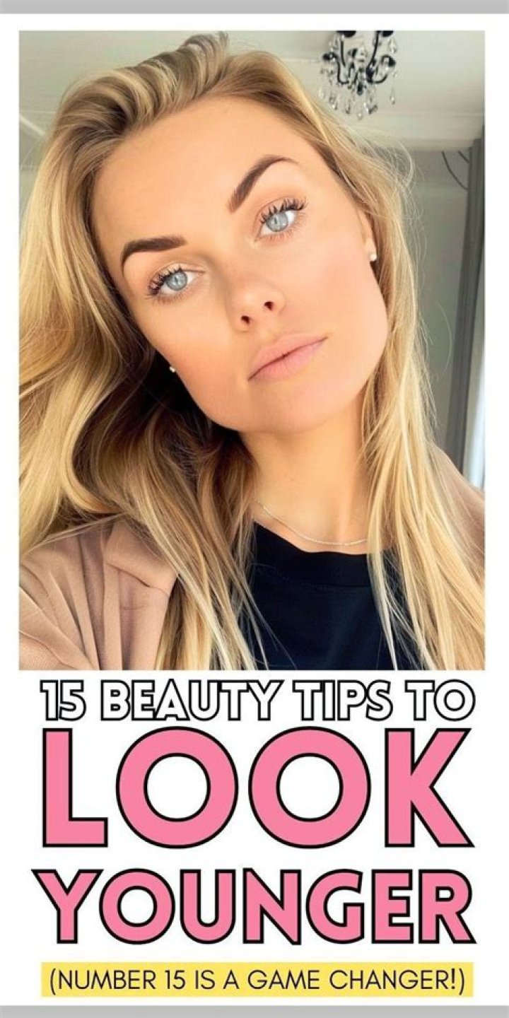 How do I make myself look younger?