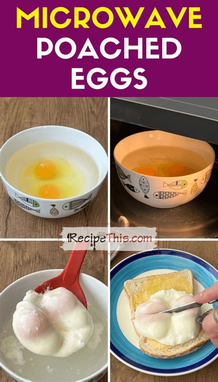 How do I poach an egg in the microwave without it exploding?