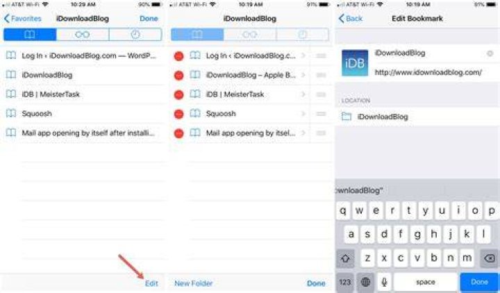 How do I save Favourites on my iPad?
