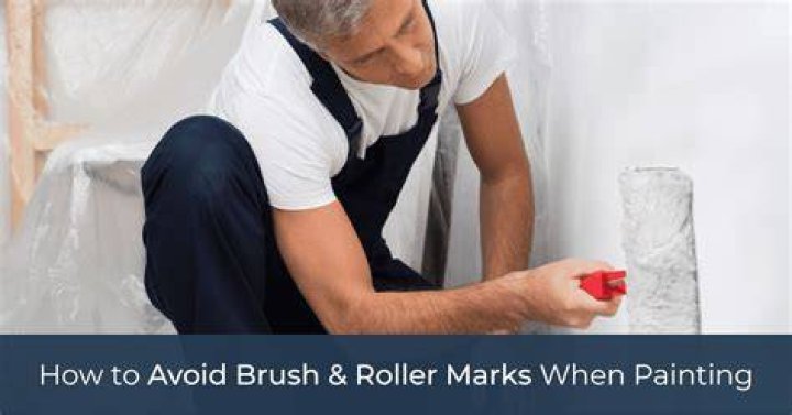 How do you avoid roller marks when painting?