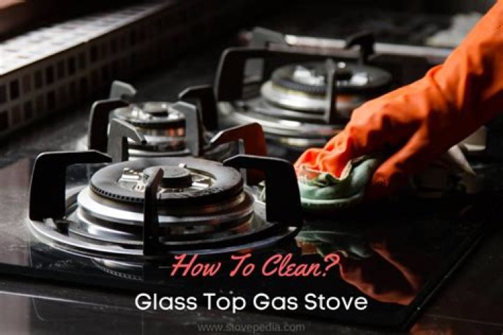 How do you clean a glass top stove with Magic Eraser?