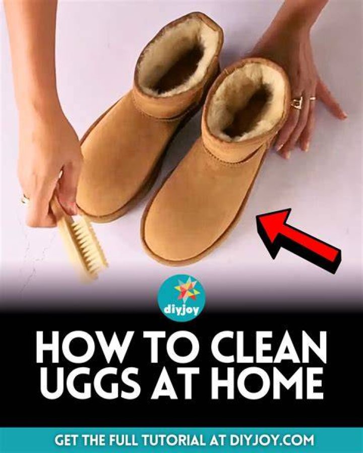 How do you clean UGGs without cleaning them?