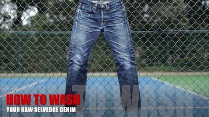 How do you clean vintage denim?