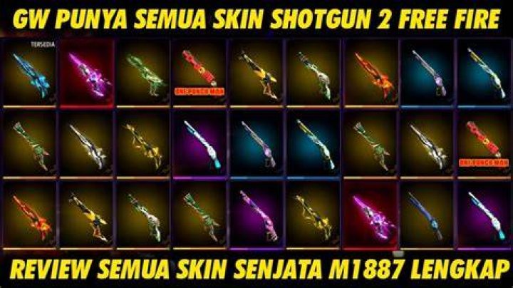 How do you get free shotgun skins in Free Fire?