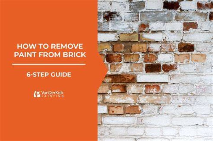 How do you get paint off of brick fireplace?