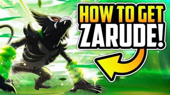 How do you get Zarude in Pokemon 2021?