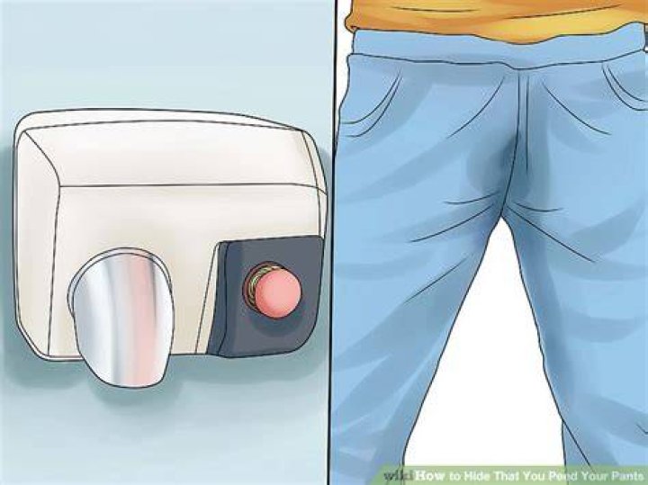 How do you hide that you peed your pants?