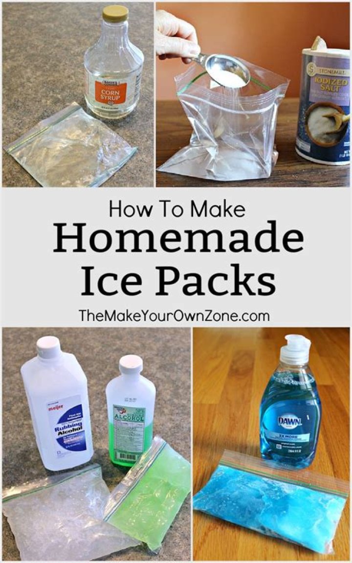 How do you make a cold pack with baking soda?