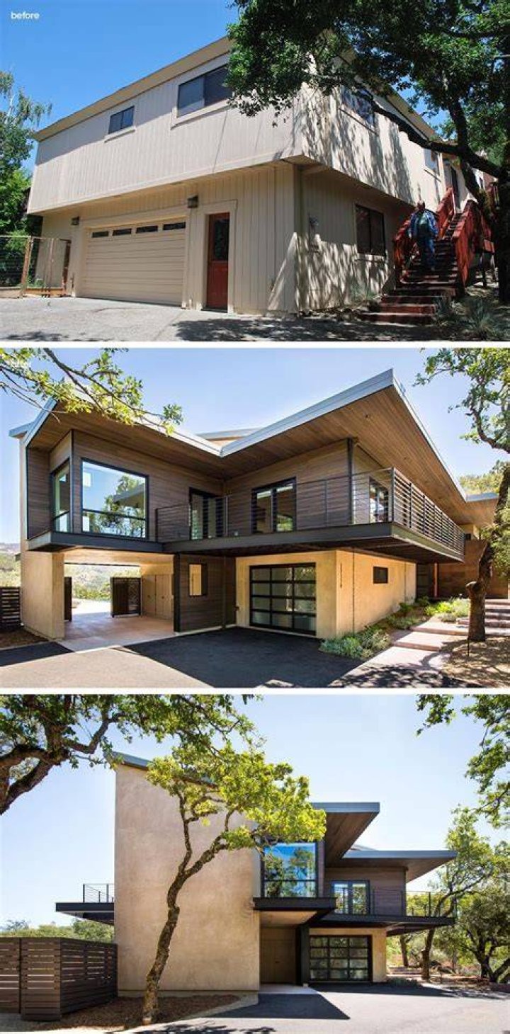 How do you make a dated house look modern?