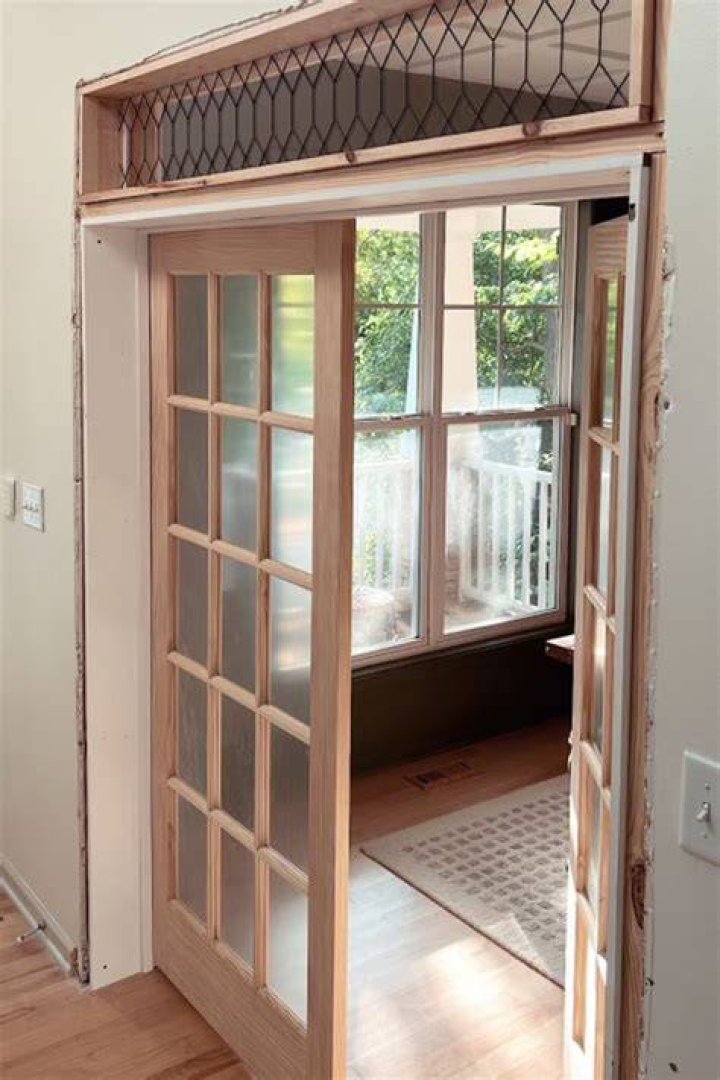 How do you make french doors private?