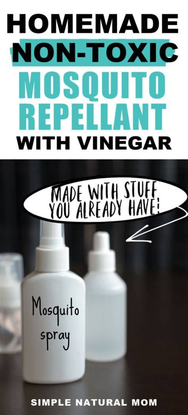 How do you make mosquito repellent with vinegar?