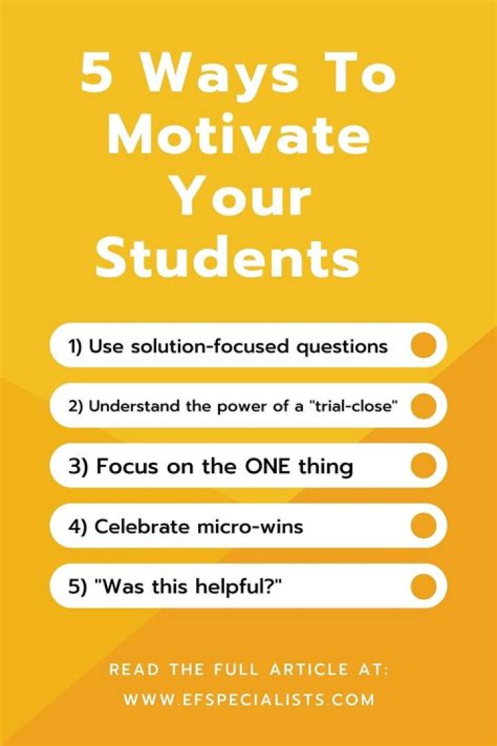 How do you motivate a weak student?