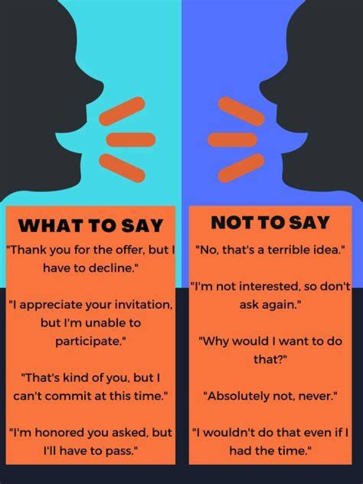 How do you politely tell someone you're not interested?