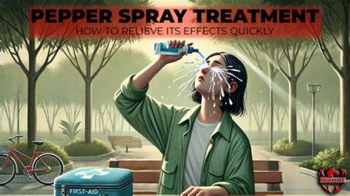 How do you recover from pepper spray?