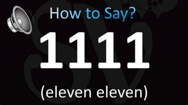 How Do You Spell 1111?