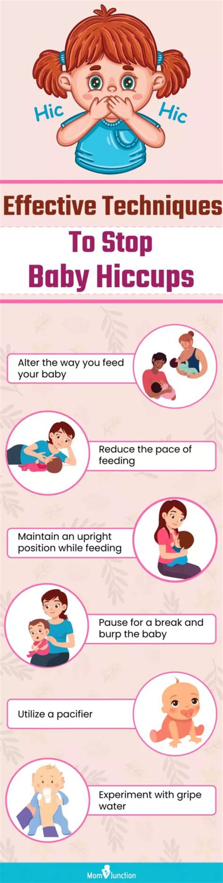 How do you stop hiccups in a newborn?