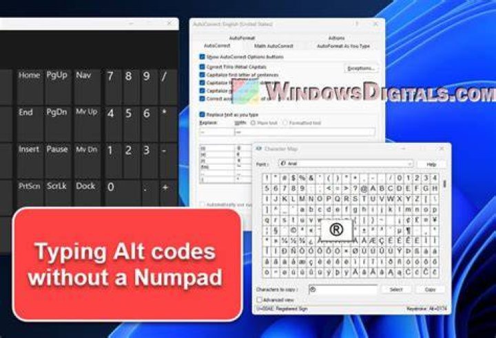 How do you use Alt codes on a laptop?