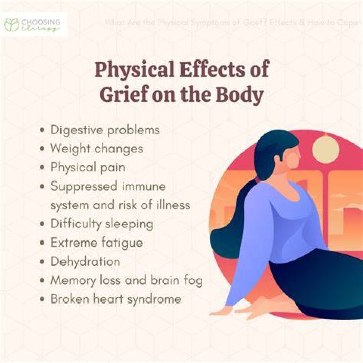How does grief affect the body?