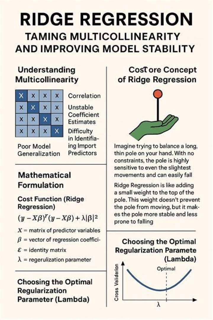 How does ridge regression deal with multicollinearity?