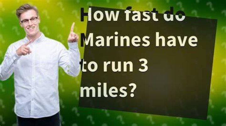 How far do Marines run a day?
