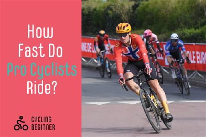 How fast do cyclists go?