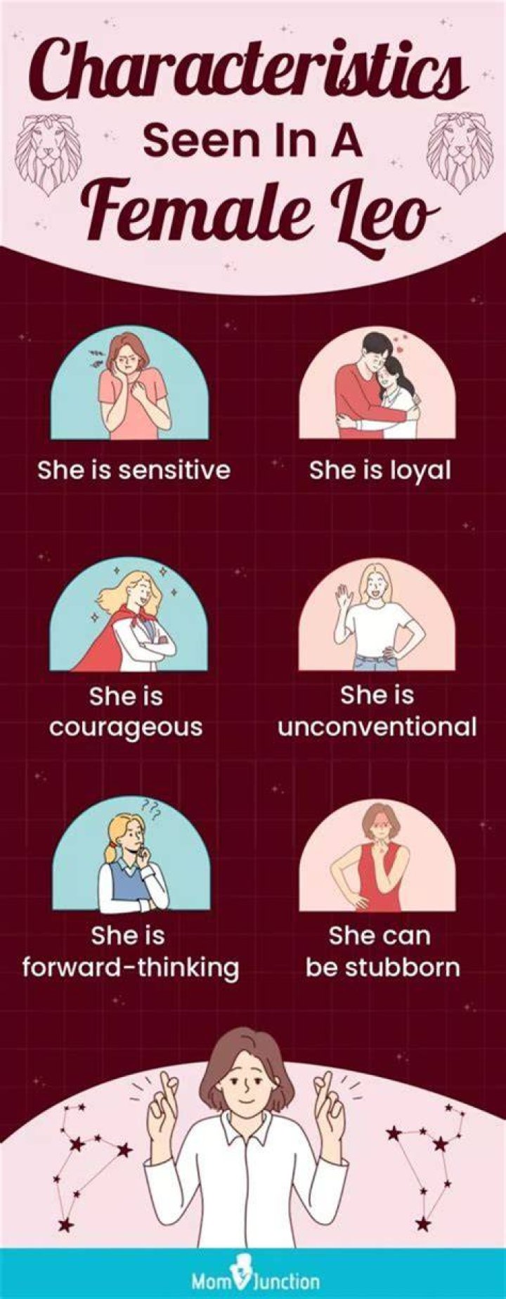 How is a Leo woman?
