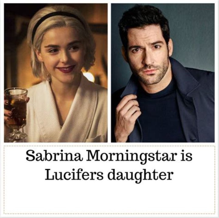 How is Sabrina Lucifer's daughter?