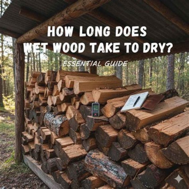 How long does it take for wet wood to dry?