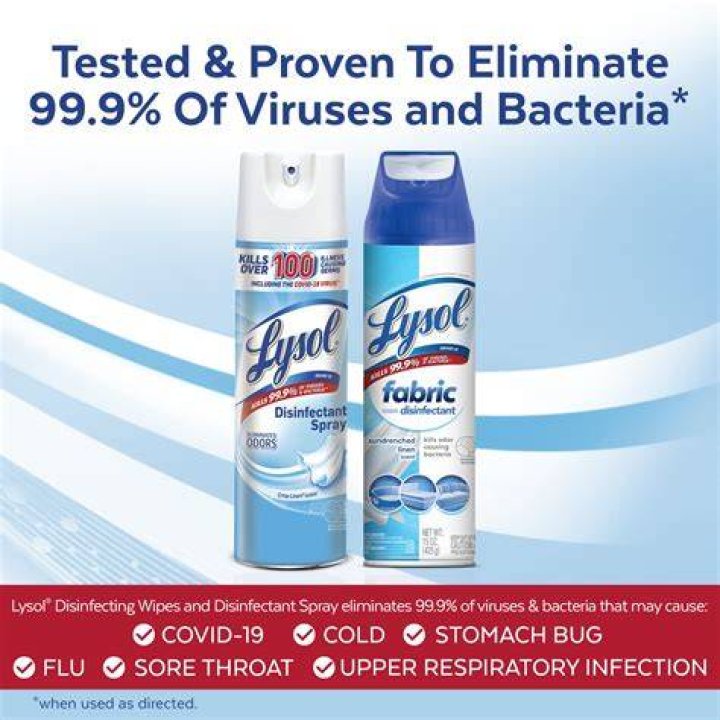 How long does it take Lysol to dry?