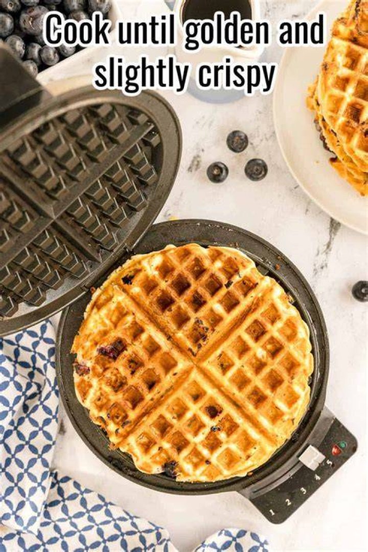 How long should waffles cook for?