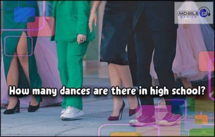 How many dances are there in freshman year?