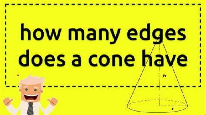 How many edges does a ice cream cone have?