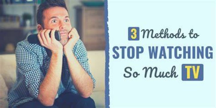 How many hours before bed should you stop watching TV?
