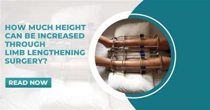 How many inches can you gain from limb lengthening?